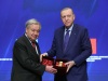 Cumhurbaşkanı Erdoğan'dan BM Genel Sekreteri Guterres'e ''Atatürk Uluslararası Barış Ödülü'' takdimi